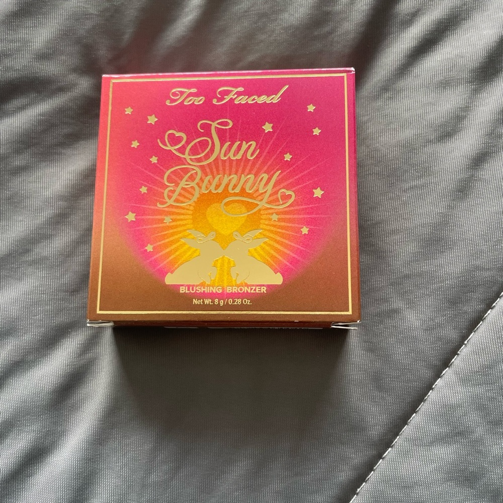 Too Faced Sun Bunny Blushing Bronzer in Pink and Gold